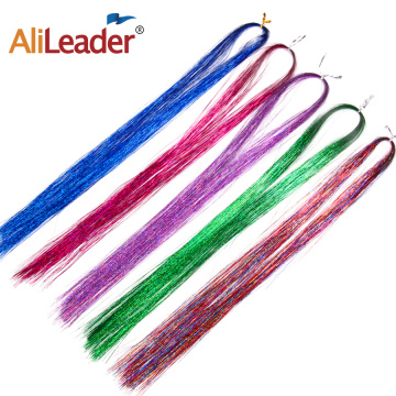 Sparkle Hair Tinsel Bling Décoration de cheveux Glitter Rainbow